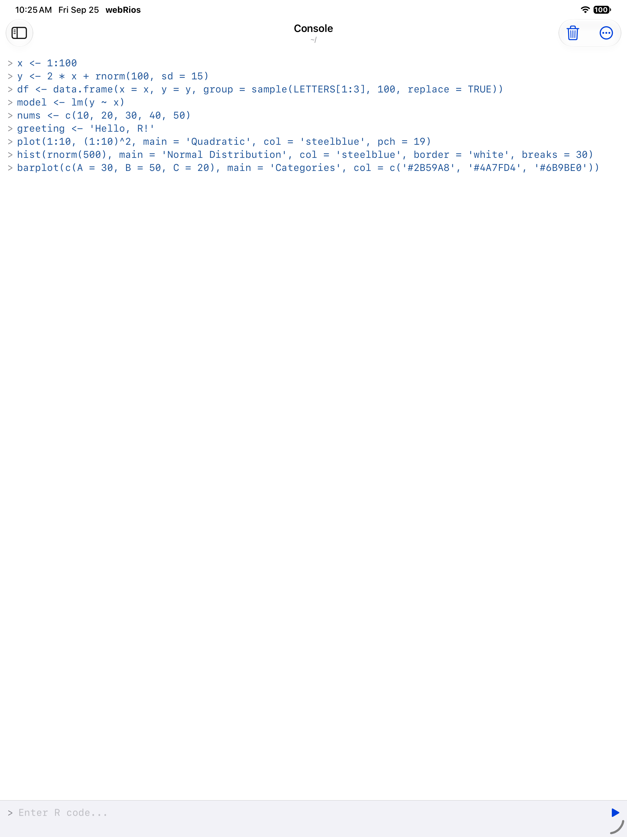 Sidebar Navigation with the sidebar hidden on iPad
